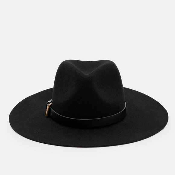 Addison Wool Buckle Fedora Hat - Picture 1 of 6